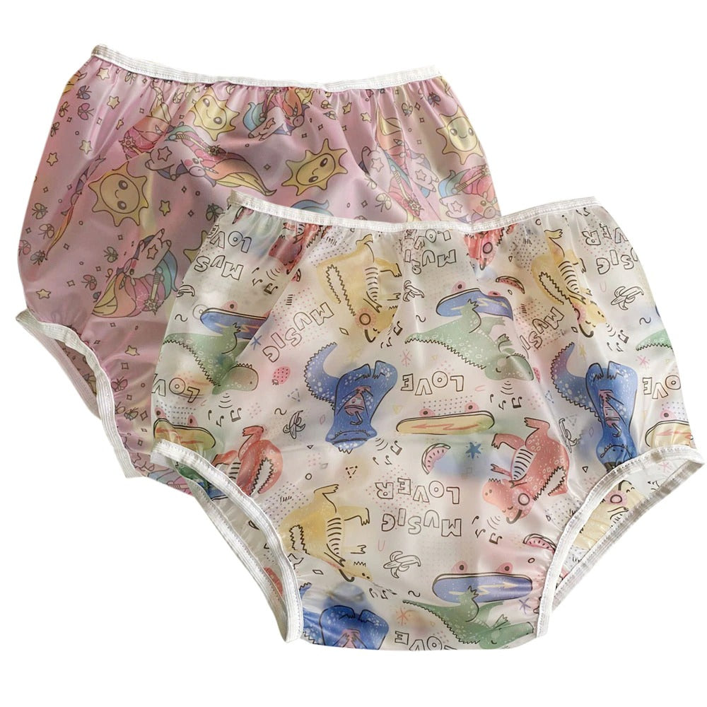 ABDL DDLG Incontinence Plastic Diapers (2 Pcs) - Sissy Panty Shop