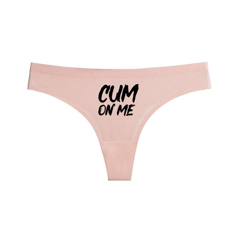 Cum On Me Slutty Sissy Panties - Sissy Panty Shop