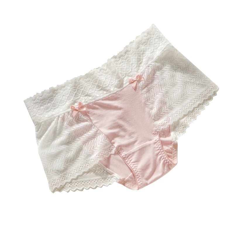 "Clearly Sexy" Bowknot & Lace Sissy Panties - Sissy Panty Shop