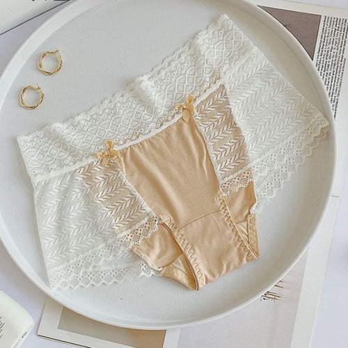 "Clearly Sexy" Bowknot & Lace Sissy Panties - Sissy Panty Shop