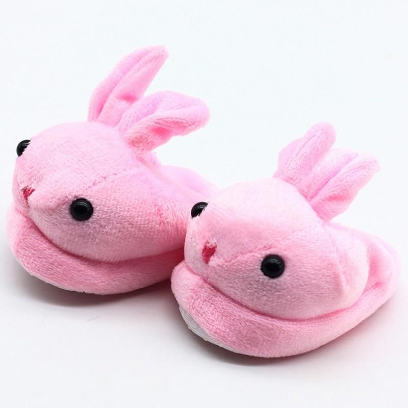 ABDL Plush Bunny Slippers (for doll) - Sissy Panty Shop