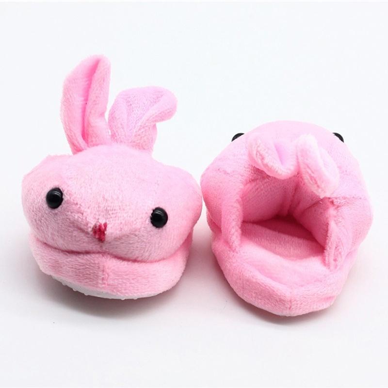 ABDL Plush Bunny Slippers (for doll) - Sissy Panty Shop