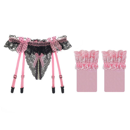 Slutty Sissy Garter Belt Set - Sissy Panty Shop