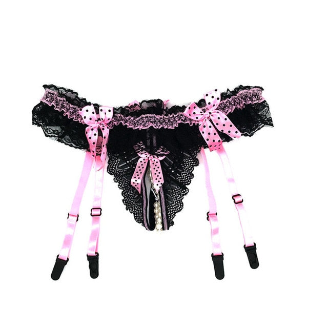 Slutty Sissy Garter Belt Set - Sissy Panty Shop