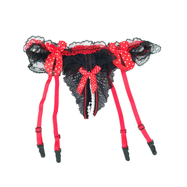 Slutty Sissy Garter Belt Set - Sissy Panty Shop