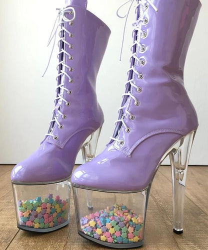 Slutty Sissy Pole Dance Boots - Sissy Panty Shop