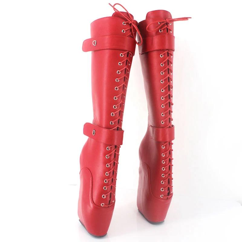 "Sissy Stephanie" Lockable Ballet Boots - Sissy Panty Shop