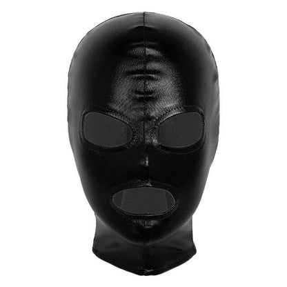 Latex Shiny Metallic Open Eyes and Mouth Mask - Sissy Panty Shop