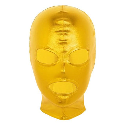 Latex Shiny Metallic Open Eyes and Mouth Mask - Sissy Panty Shop