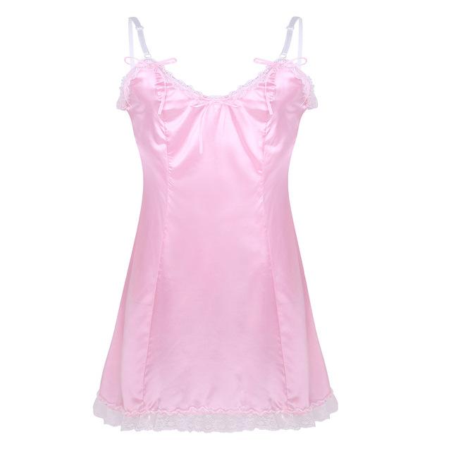 Satin Slip Dress - Sissy Panty Shop