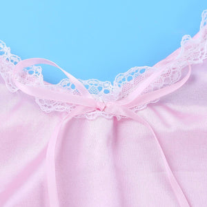 Satin Slip Dress - Sissy Panty Shop