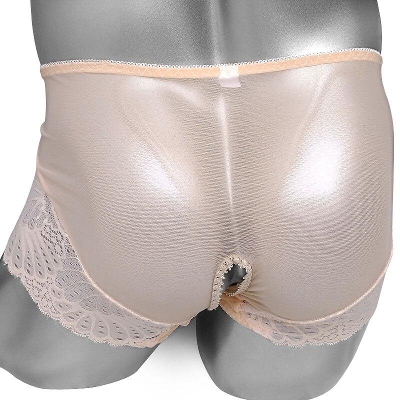 Open Crotch Lace Panties - Sissy Panty Shop