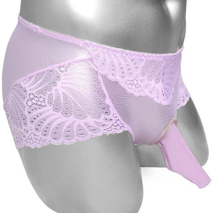 Lace Panties With Penis Sleeve - Sissy Panty Shop