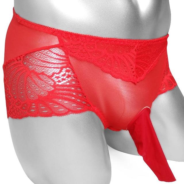 Lace Panties With Penis Sleeve - Sissy Panty Shop