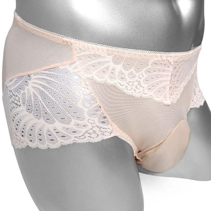 Sheer Lace Pouch Panties - Sissy Panty Shop