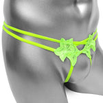 Open Crotch Flower Thong - Sissy Panty Shop