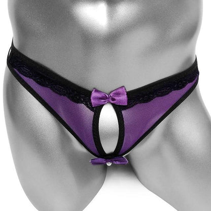 Open Crotch Sissy Thong - Sissy Panty Shop