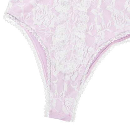 "Sissy Ingrid" Lace Bodysuit - Sissy Panty Shop