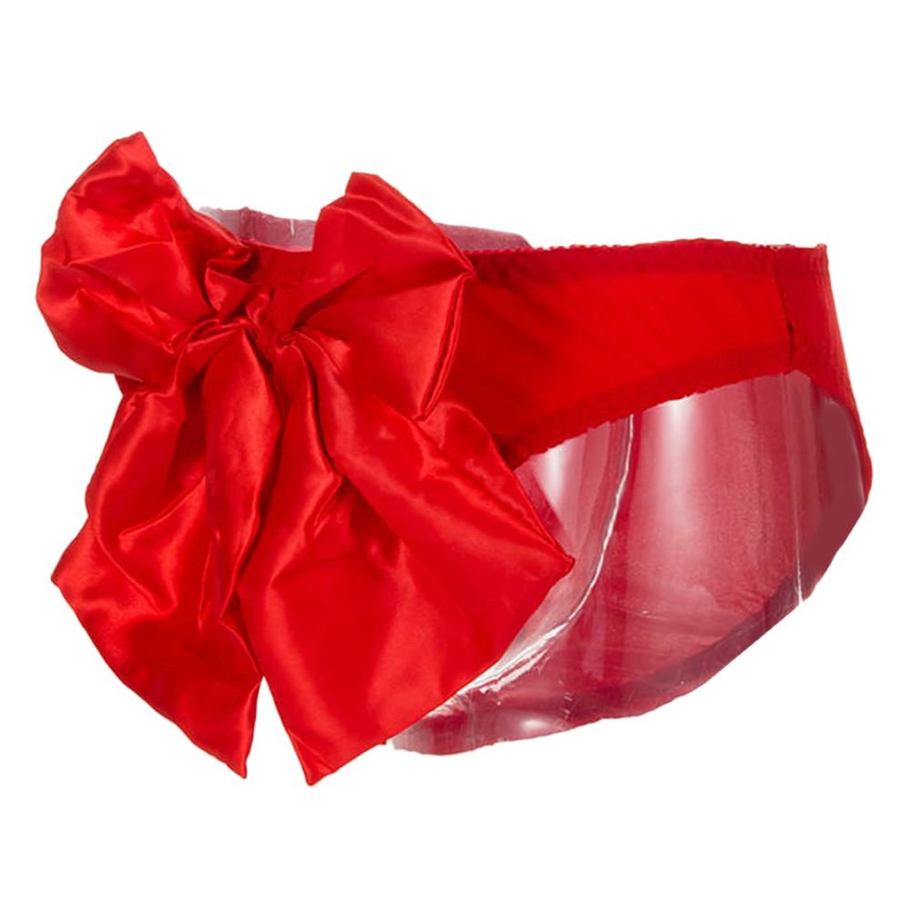 Big Bow Satin Sissy Panties - Sissy Panty Shop