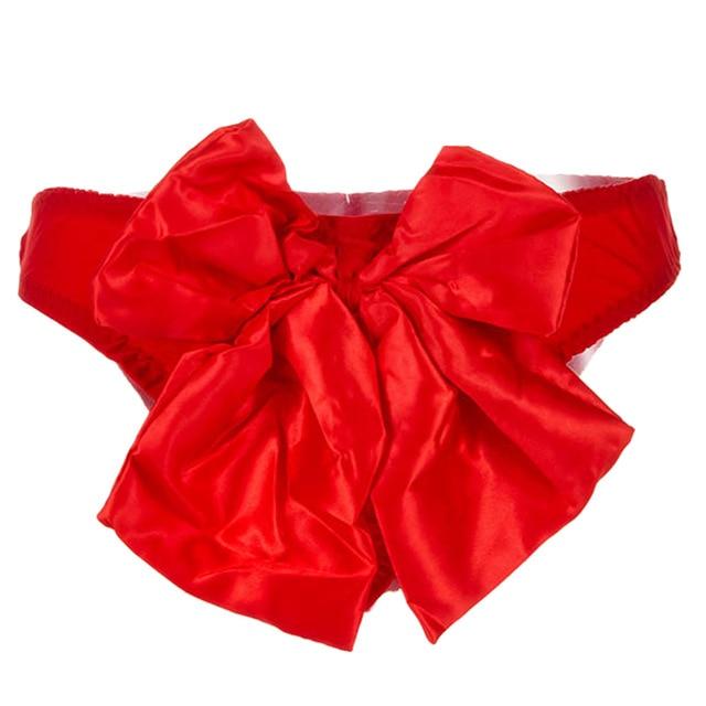 Big Bow Satin Sissy Panties - Sissy Panty Shop