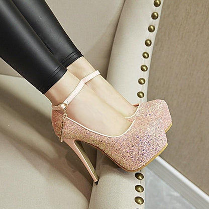 "Sissy Noelle" Sequin Pumps - Sissy Panty Shop