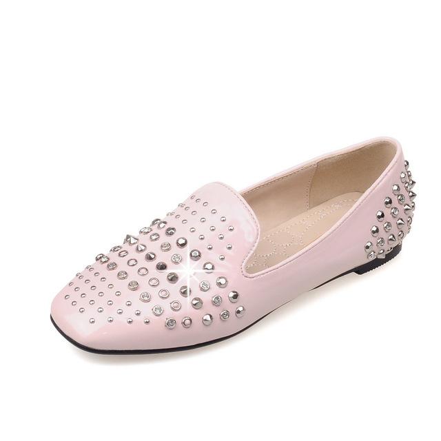 "Sissy Tiana" Rivet Flats - Sissy Panty Shop