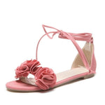"Sissy Anita" Flower Sandals - Sissy Panty Shop