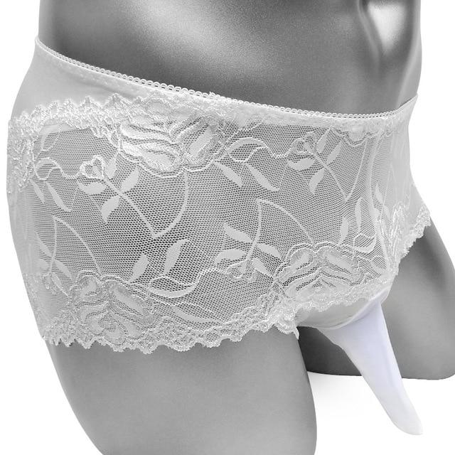 See Through Penis Sleeve Panties - Sissy Panty Shop