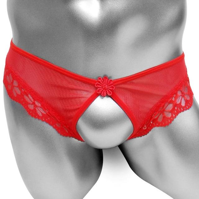 "Sissy Tina" Femme Essence Open Crotch Panties for the Discerning Gentleman - Sissy Panty Shop