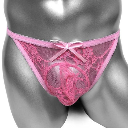 Floral Lace Pouch Panties - Sissy Panty Shop