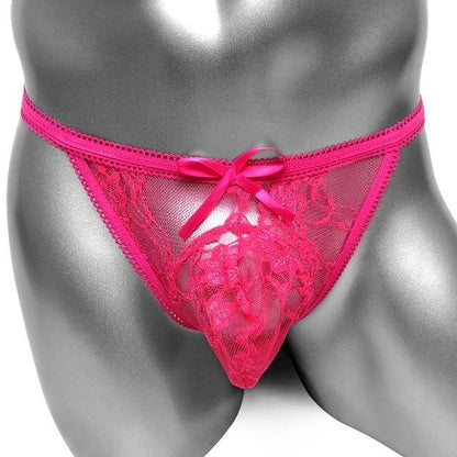 Floral Lace Pouch Panties - Sissy Panty Shop