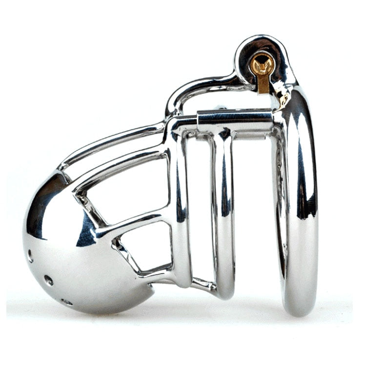 Stainless Steel Male PA Chastity Device - Sissy Panty Shop