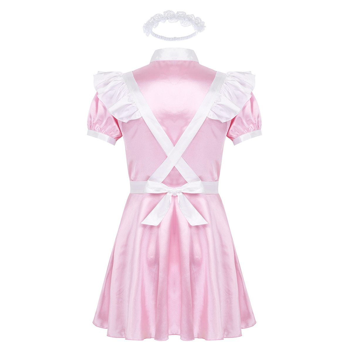 Alluring Satin Sissy Maid Dress - Sissy Panty Shop