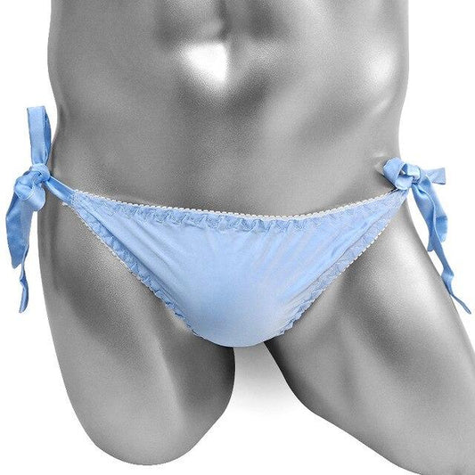 Lace up Satin Panties - Sissy Panty Shop