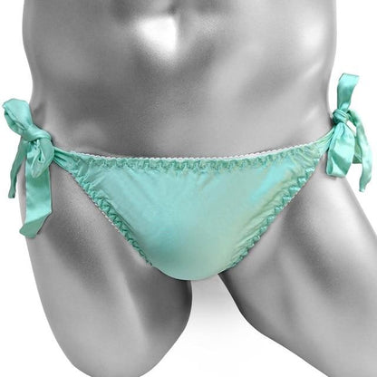 Lace up Satin Panties - Sissy Panty Shop