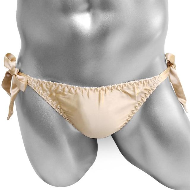 Lace up Satin Panties - Sissy Panty Shop