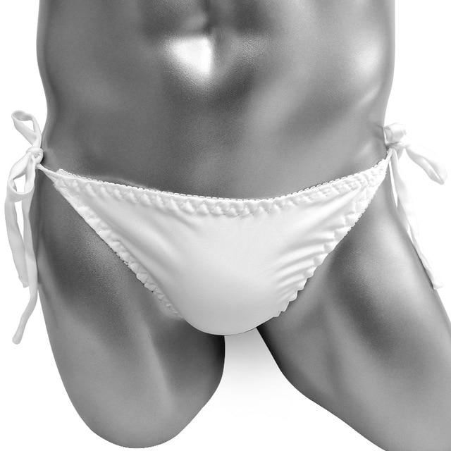 Lace up Satin Panties - Sissy Panty Shop