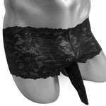 Lace Boxers w/ Penis Sleeve - Sissy Panty Shop