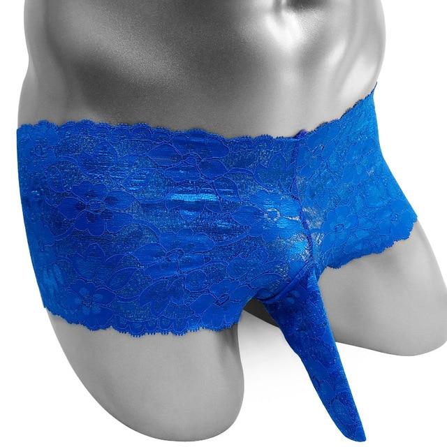 Lace Boxers w/ Penis Sleeve - Sissy Panty Shop