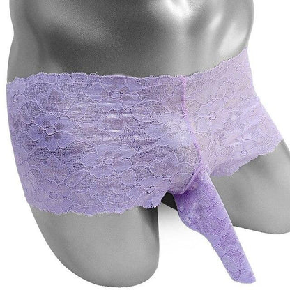 Lace Boxers w/ Penis Sleeve - Sissy Panty Shop