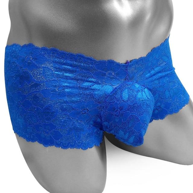 Floral Lace Pouch Panties - Sissy Panty Shop