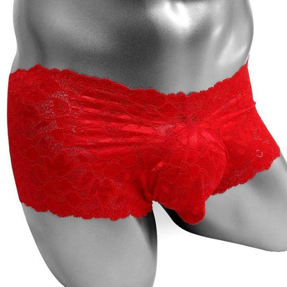 Floral Lace Pouch Panties - Sissy Panty Shop