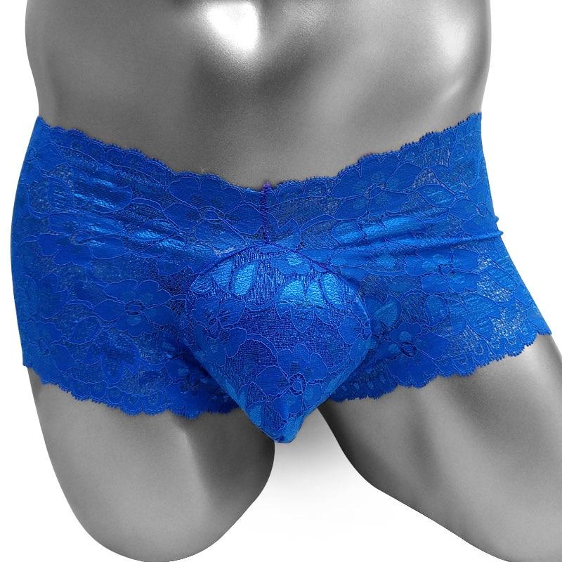 Floral Lace Pouch Panties - Sissy Panty Shop