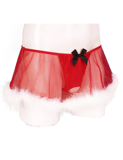 Sissy Skirted Christmas Panties - Sissy Panty Shop