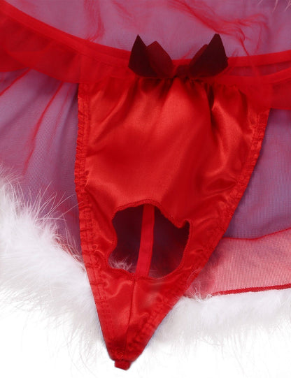 Sissy Skirted Christmas Panties - Sissy Panty Shop