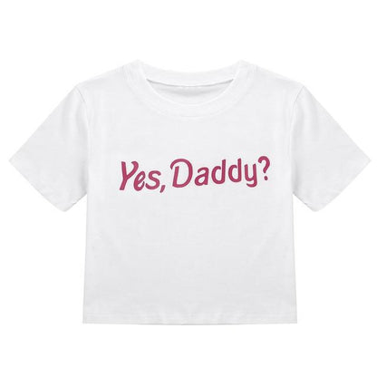 ABDL Yes Daddy Crop Top - Sissy Panty Shop