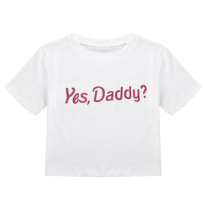 ABDL Yes Daddy Crop Top - Sissy Panty Shop