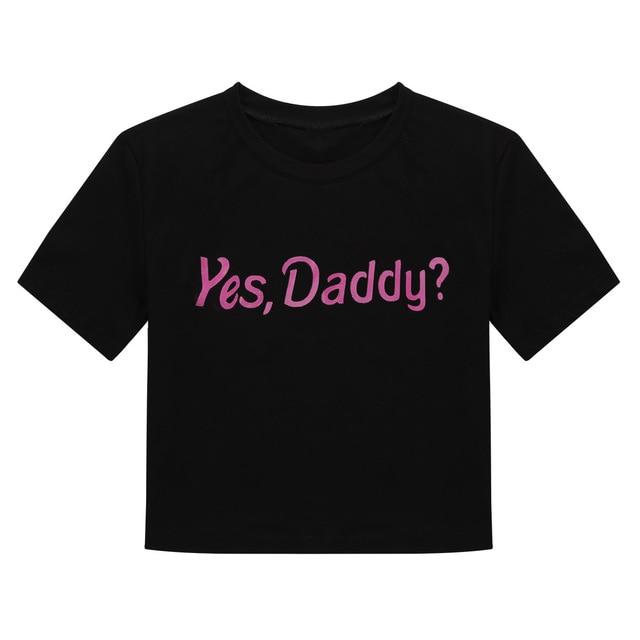 ABDL Yes Daddy Crop Top - Sissy Panty Shop