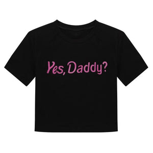 ABDL Yes Daddy Crop Top - Sissy Panty Shop