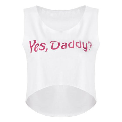 Yes Daddy Crop Top - Sissy Panty Shop